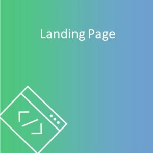 Landing Page <br> so landet der Besucher zuerst auf der Website <br> und dann im Warenkorb